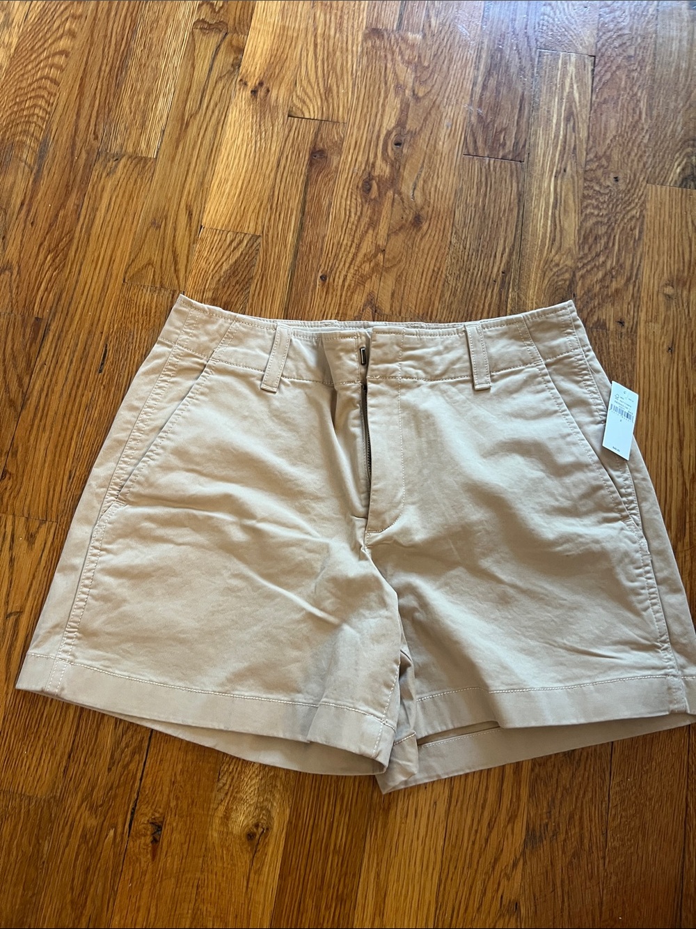 Gap High-rise Beige Chino Shorts